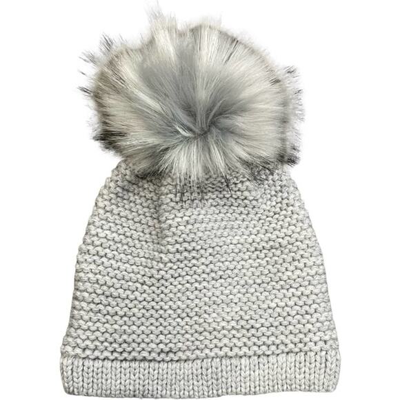 Kyi Kyi Faux Fur Beanie in Gray New - Picture 2 of 6